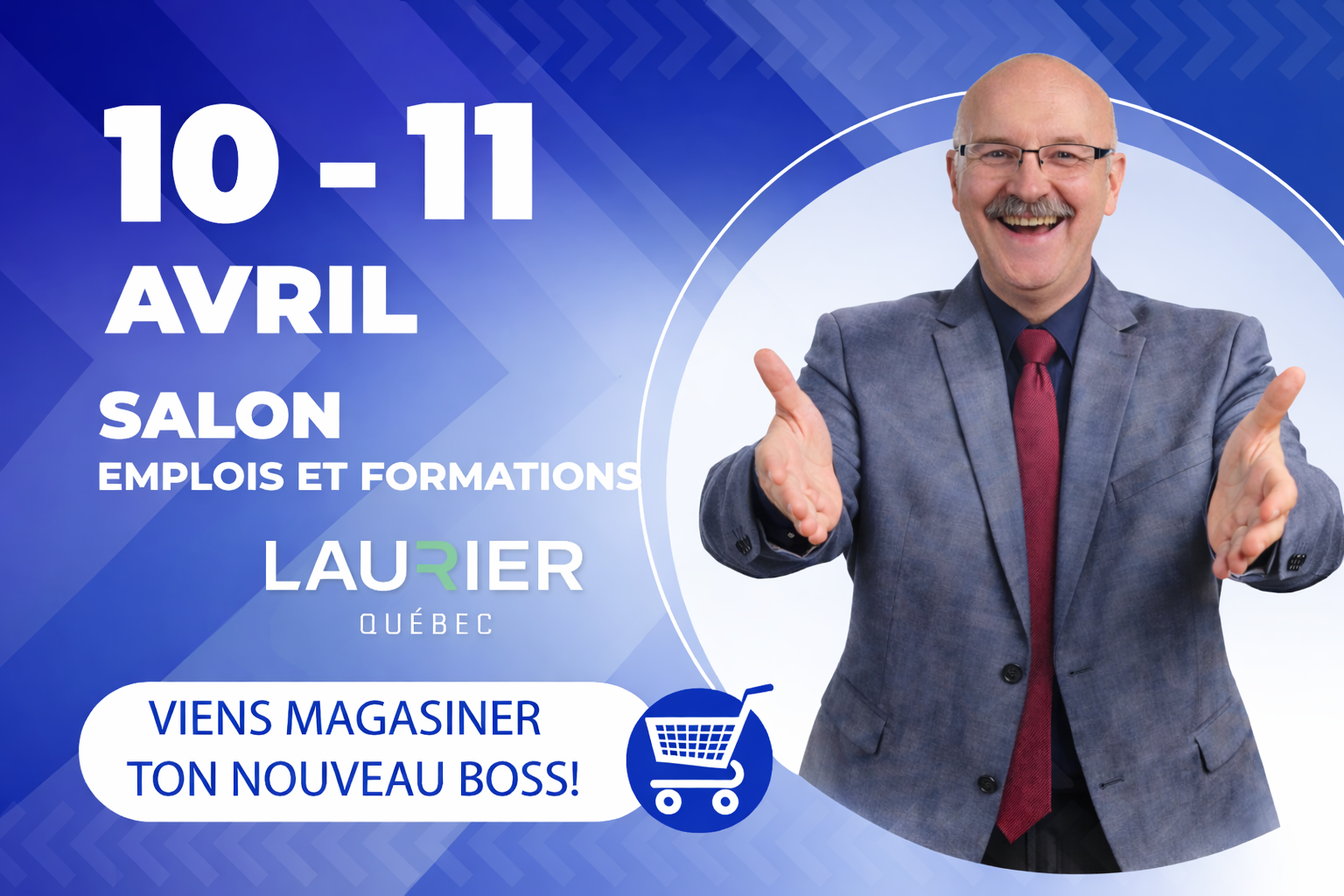 Salon emplois et formations 10-11 avril Laurier Québec